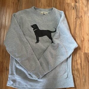 The Black Dog Gray and Black Logo Sweatshirt